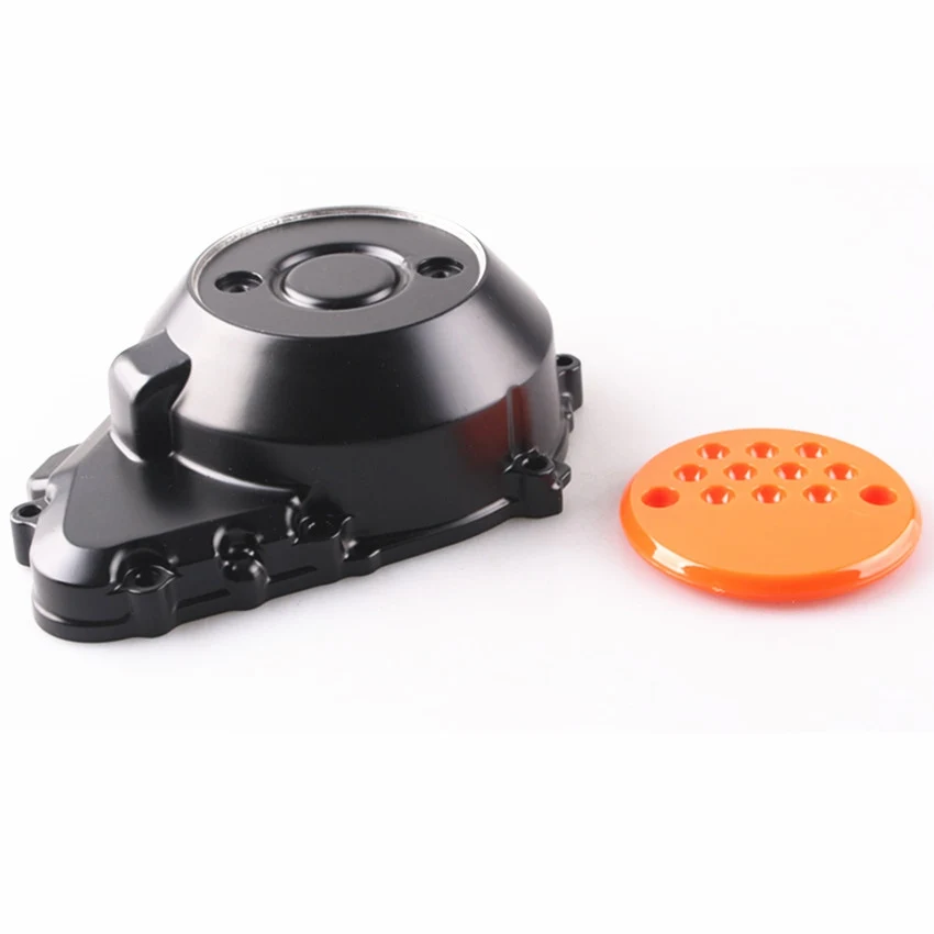 CNC Двигатель статора Крышка генератора картера для Kawasaki Z1000 2003 2004 2005 2006 черный+ оранжевый