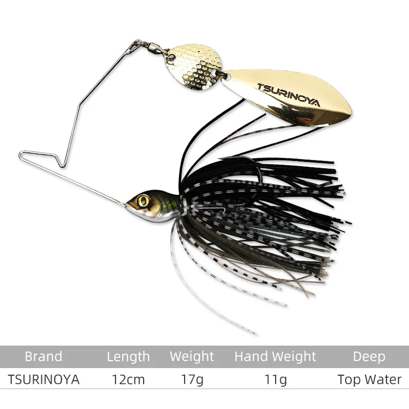 Металлическая блесна TSURINOYA Buzzbait рыболовная приманка резиновый джиг вес головы 11
