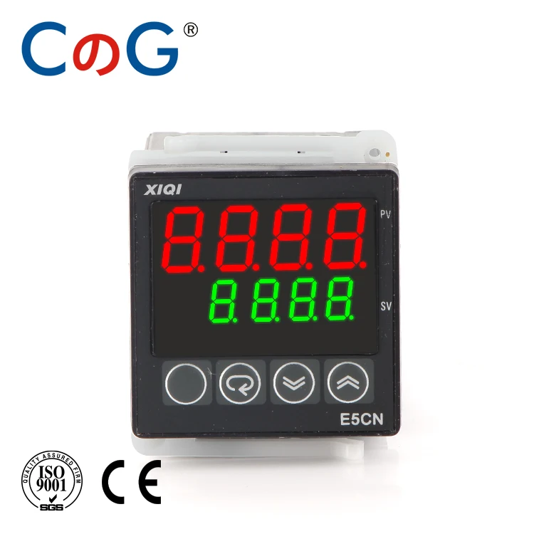 CG-termostato inteligente Digital E5CN, 48x48mm, multientrada, 0-20mA, 1-5V, 24VDC, 220VAC, pantalla LCD, RS485