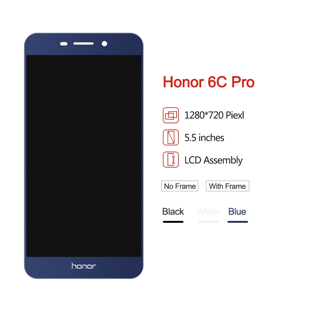 Для 5," huawei Honor 6C Pro ЖК-дисплей+ сенсорный экран панель дигитайзер сборка Замена для Honor6C Pro экран