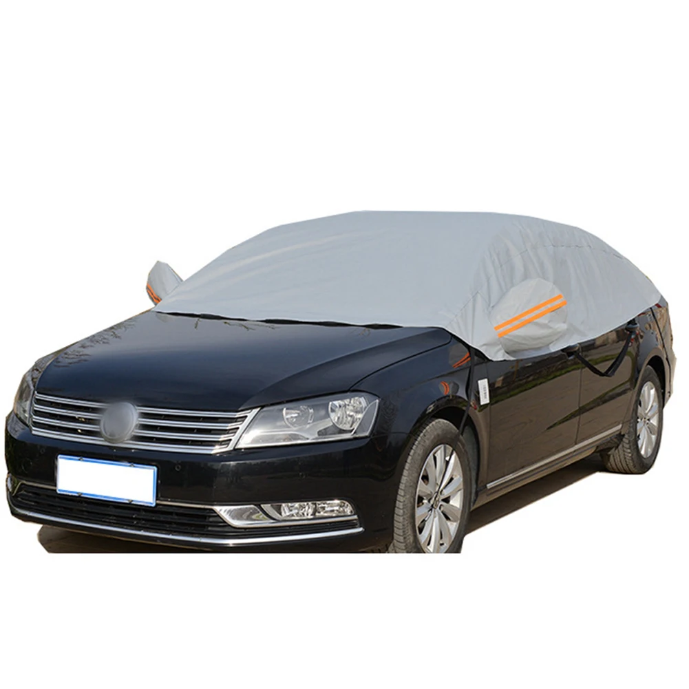 

Car accessories Half Cover Top Waterproof All Weather/Windproof/Dustproof/Windshield Cover Snow Ice Winter Summer for Sedan SUV