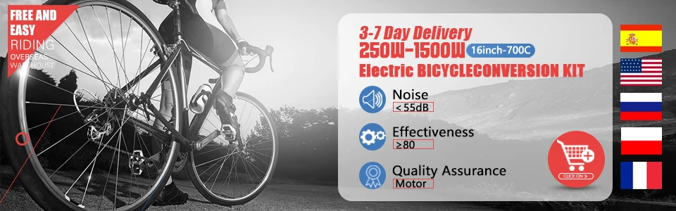 Electric Bicycle Conversion KIt  48V 250W Front Wheel Hub Motor ebike Motor Kit with LCD LED Display For Electric bicycle engine