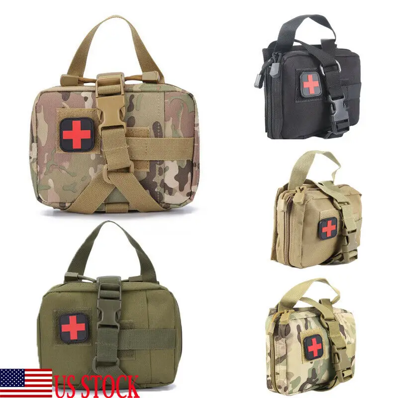 First Aid Kit Tactical First Aid Kit Survival Molle Rip-Away EMT Pouch Bag IFAK Medical
