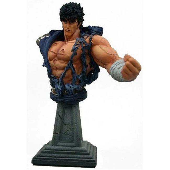 Каучуковая фигурка 1/10 кулак Северной Звезды Kenshiro статуя Неокрашенный гараж смолы модель комплект