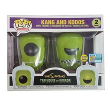 Funko поп Симпсоны на дереве ужасов Кан и Кодос светится в темноте виниловые фигурки модель игрушки Funko поп Симпсоны на дереве ужасов Кан и Кодос светится в темноте виниловые фигурки модель игрушки