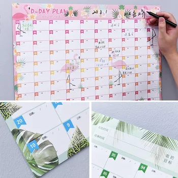 

100 Days Countdown Calendar Learning Schedule Periodic Planner Table Agenda OrganizerFor Kids Study Plan Supply