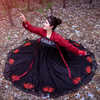 

2020 hanfu news dance costume festival outfits folk dress for wome vintage party stage dancer chinese style vestidos