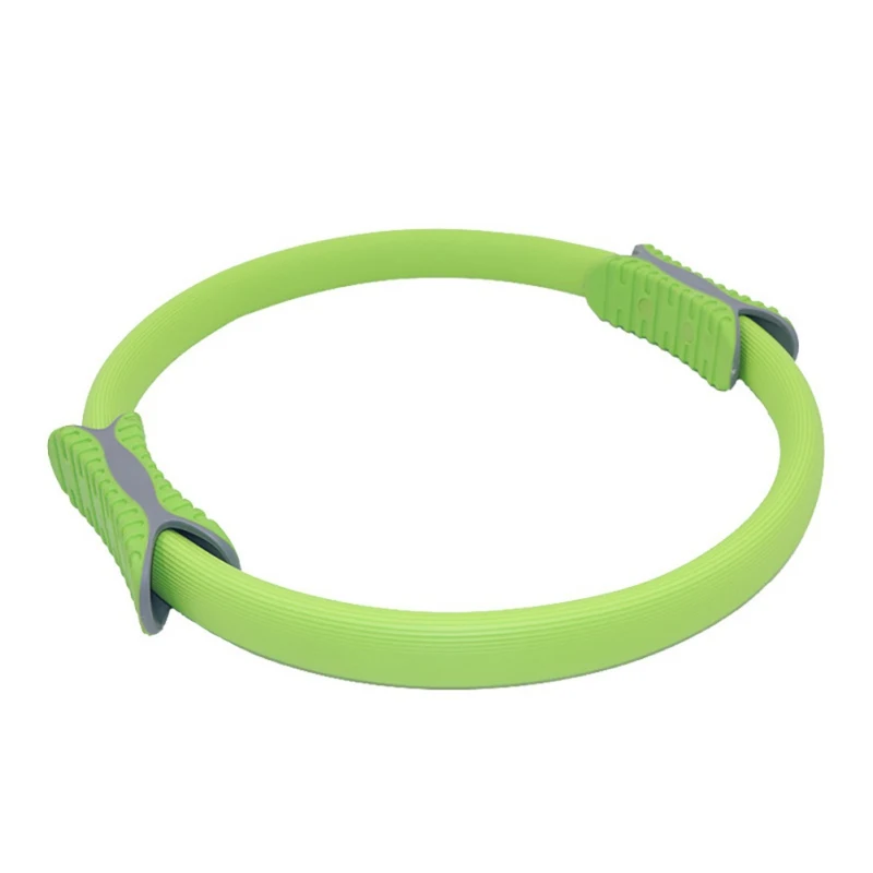 Профессиональная йога круг Пилатес Спорт волшебное кольцо для женщин фитнес сопротивление круг тренажерный зал тренировки аксессуары - Цвет: Зеленый