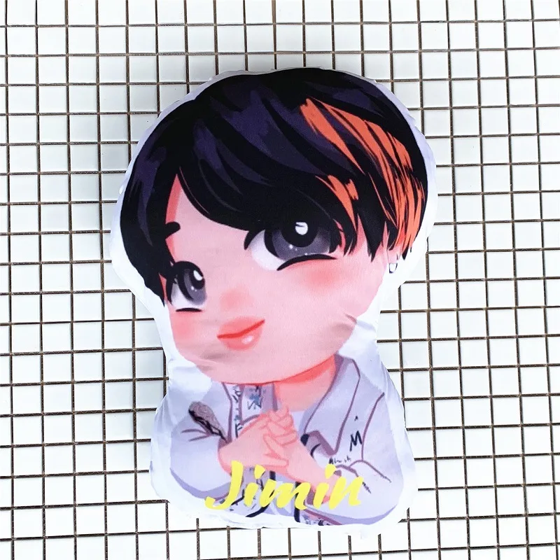 KPOP Bangtan мальчики аниме мультфильм Подушка Чехол Карта душа Persona Милая Подушка JUNG KOOK JIMIN SUGA Boy с Luv