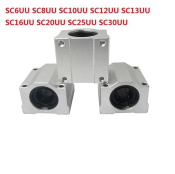 

SC6UU SC8UU SC10UU SC12UU SC13UU SC16UU SC20UU SC25UU SC30UU linear motion case unit sliding linear block CNC