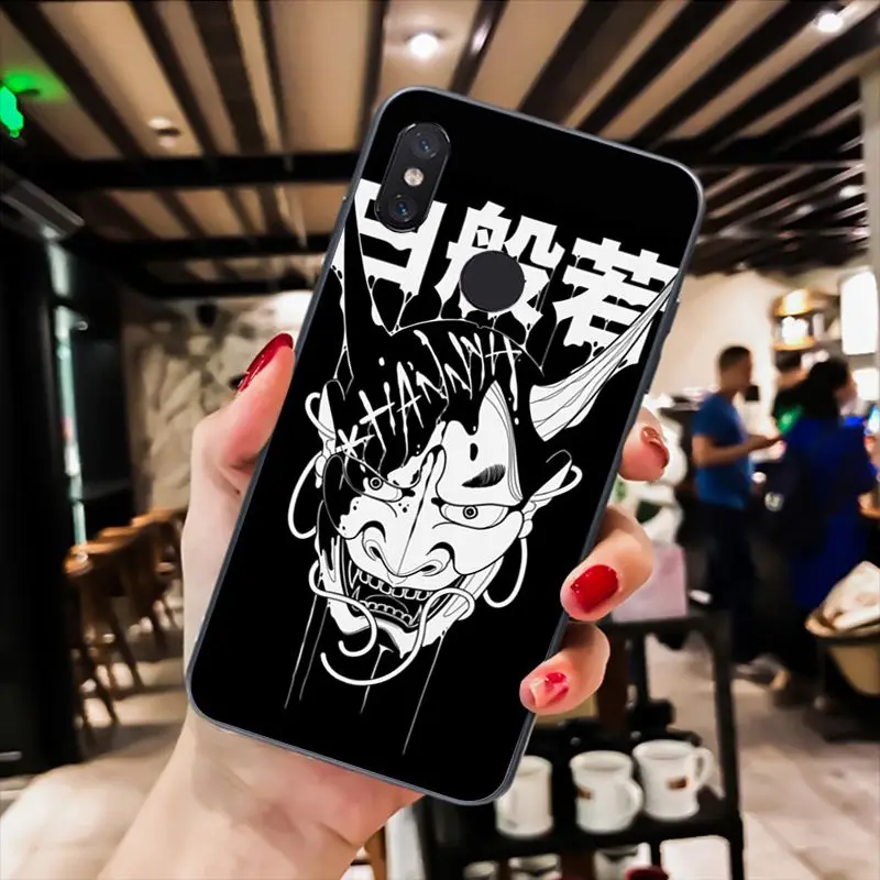 Japanese samurai oni mask