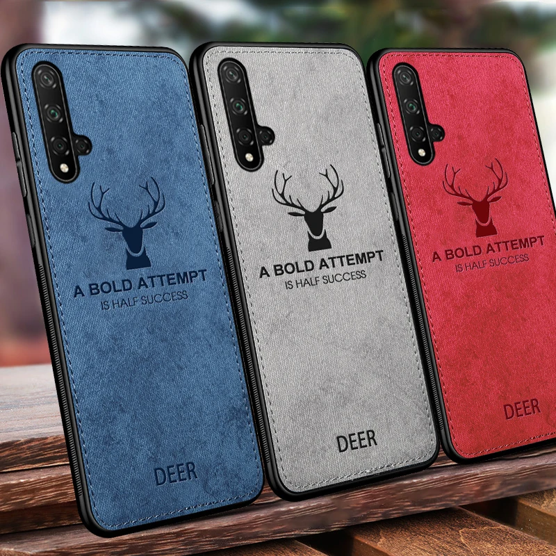 

Cloth Shockproof Soft Case on Honor 9X Max Cover for Huawei P Smart 2019 P20 P30 Nova 5i TPU Case Honor 20 Lite 8A 8C 8X 8S Capa