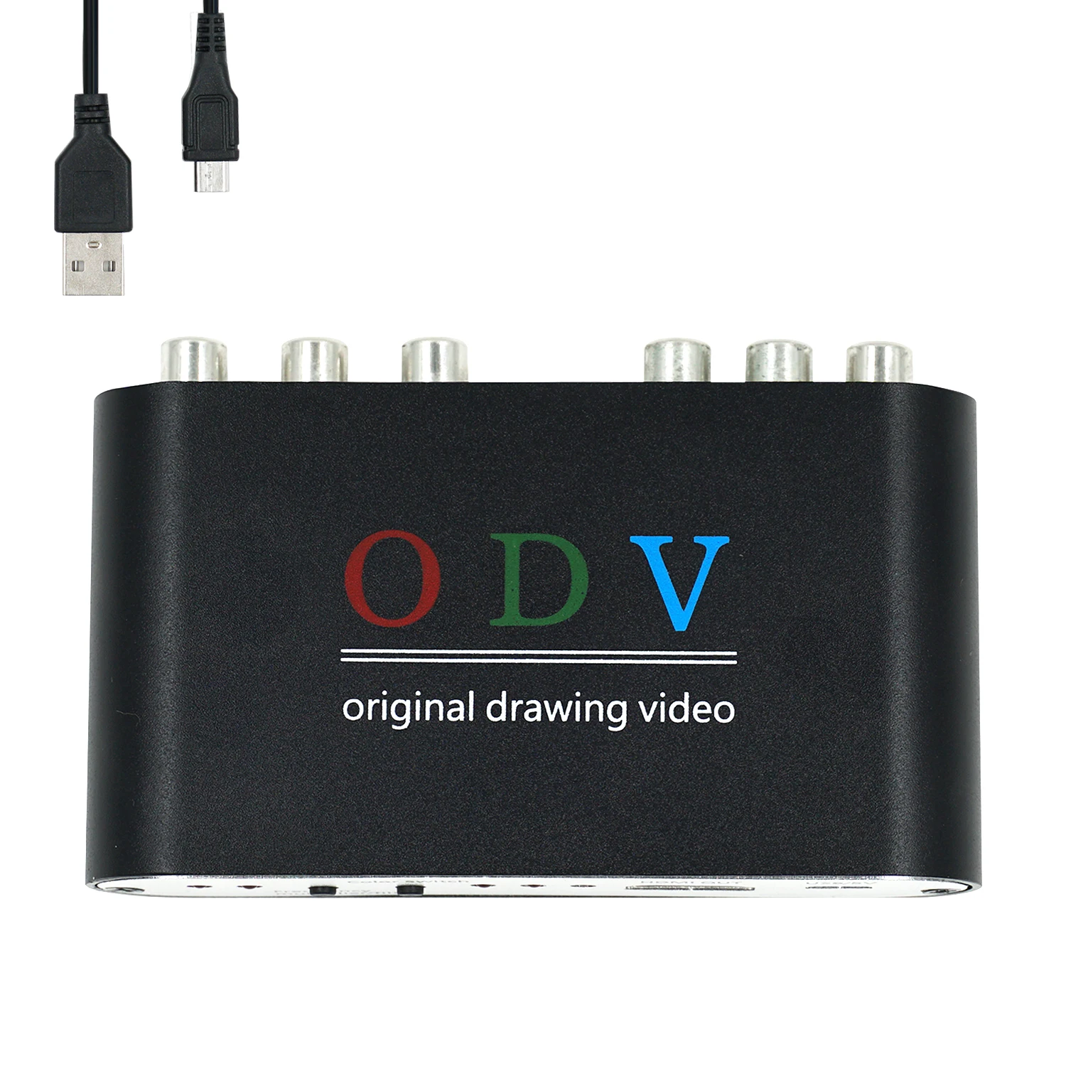

ODV Composite RCA/S-Video/YPbPr to for HDMI Converter for Micro USB Standard RCA Connector Stereo Audio for Retro Console