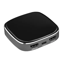 Тип C видеозахвата 4K 60fps Для захватов игры и видео HDMI устройство захвата поток Live для Xbox PS4 переключатель DSLR видеокамеры
