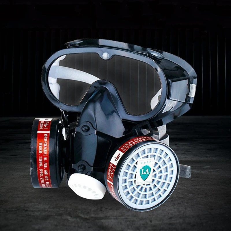 

Head Mounted Protective Masks 9600 Self Priming Filtration Antivirus Safety Protect Adjustable Breathable Activated Carbon Mask