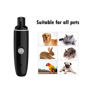 

1PC Dog Nail Grinder Ultra Quiet USB Rechargeable Pet Paw Trimmer Cutter Paws Nail Grooming Trimmer Tools