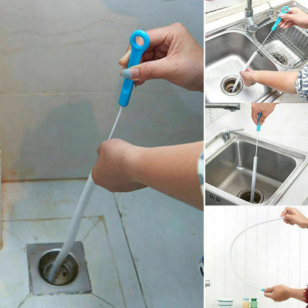 Каналоочистительная трубка Прочная гибкая раковина перелив слив Unblocker чистая кисть кухонная для уборки инструмент
