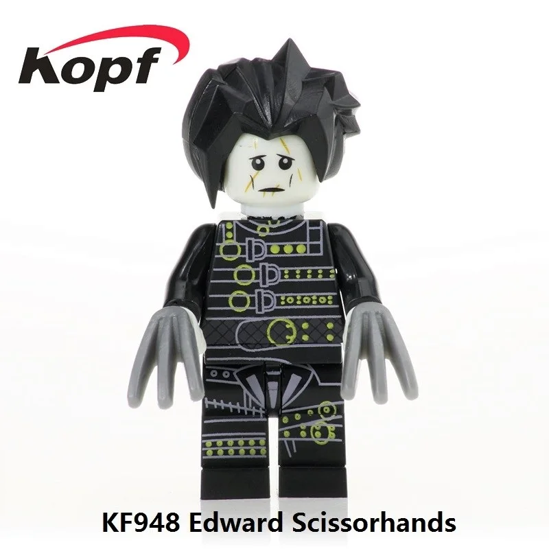 

20pcs KF948 Building Blocks Bricks Edward Scissorhands Film Movie Cartoon Super heroes Action Figure For Kids Gift Toys model