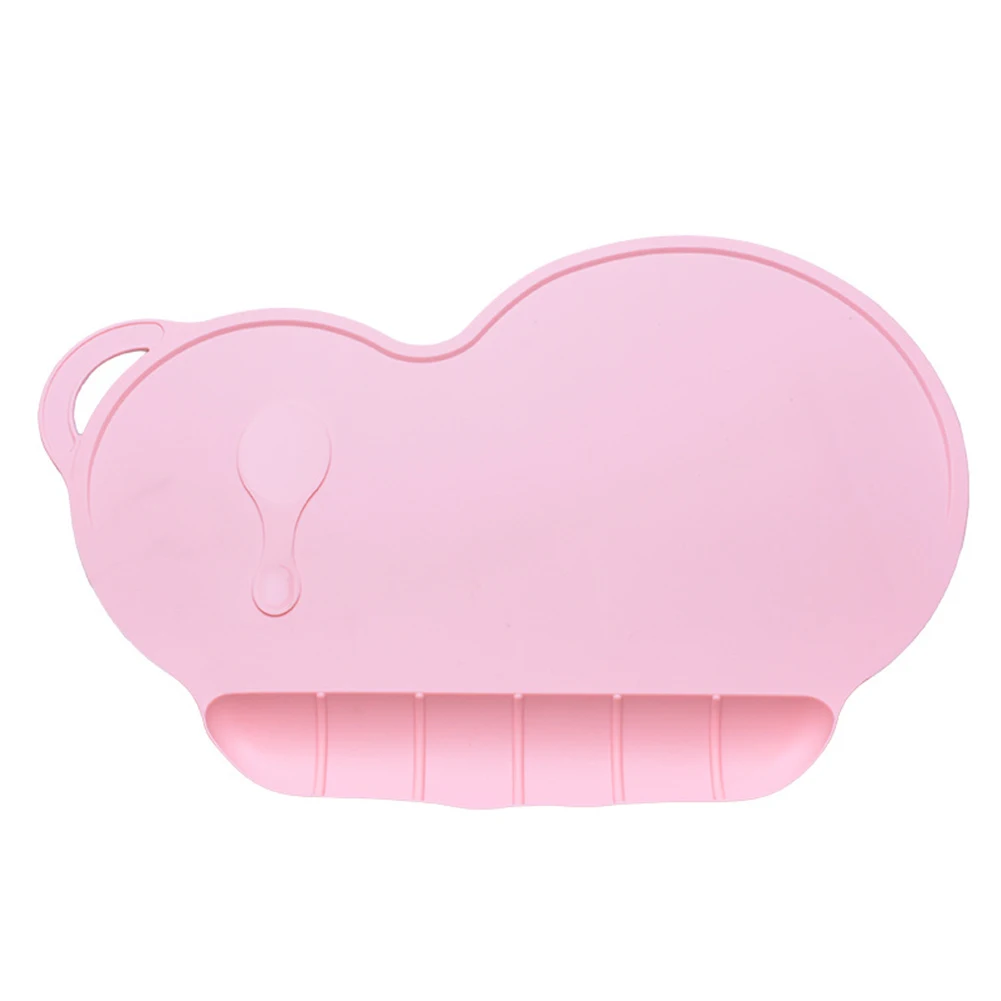 Lovely Tableware Feeding Kids Placemat Kitchen Silicone Material Bowl Fruit Plate Lunch Children Baby Dining Portable Health