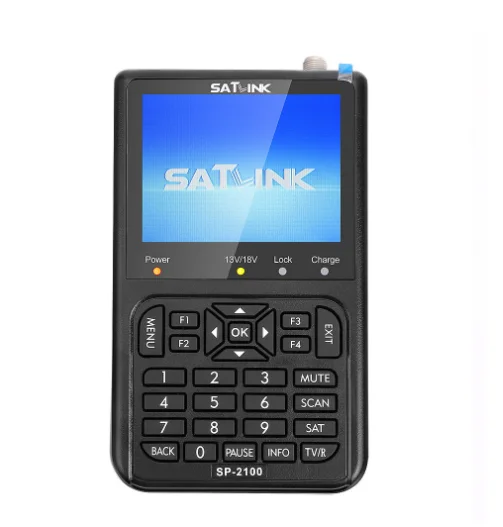 SATLINK SP-2100 HD Sat Finder DVB S/S2 Satfinder MPEG-2/4 Цифровой спутниковый Finder метр с 3,5 дюймовым ЖК-экраном