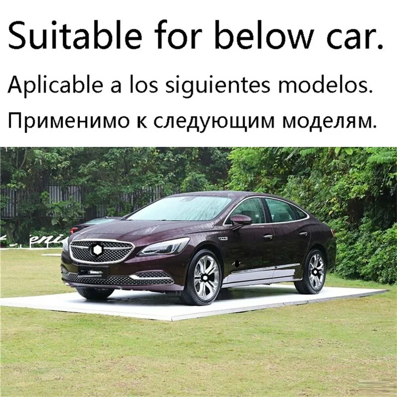 Автомобильный внешний модификация украшения Tunning передняя губа задний диффузор автомобильный Стайлинг бампер 16 17 18 для Buick LaCrosse
