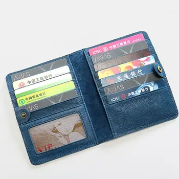 

Men PU Leather ID Credit Card Holder Business Pocket Case Slim Purse Wallet Organizer