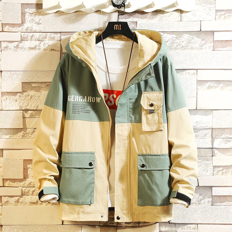 Hight Quality Autumn Spring Plaid Mens Bomber Jackets Plus Asian Size M-5XL Casual Fashion StreetWear Clothes