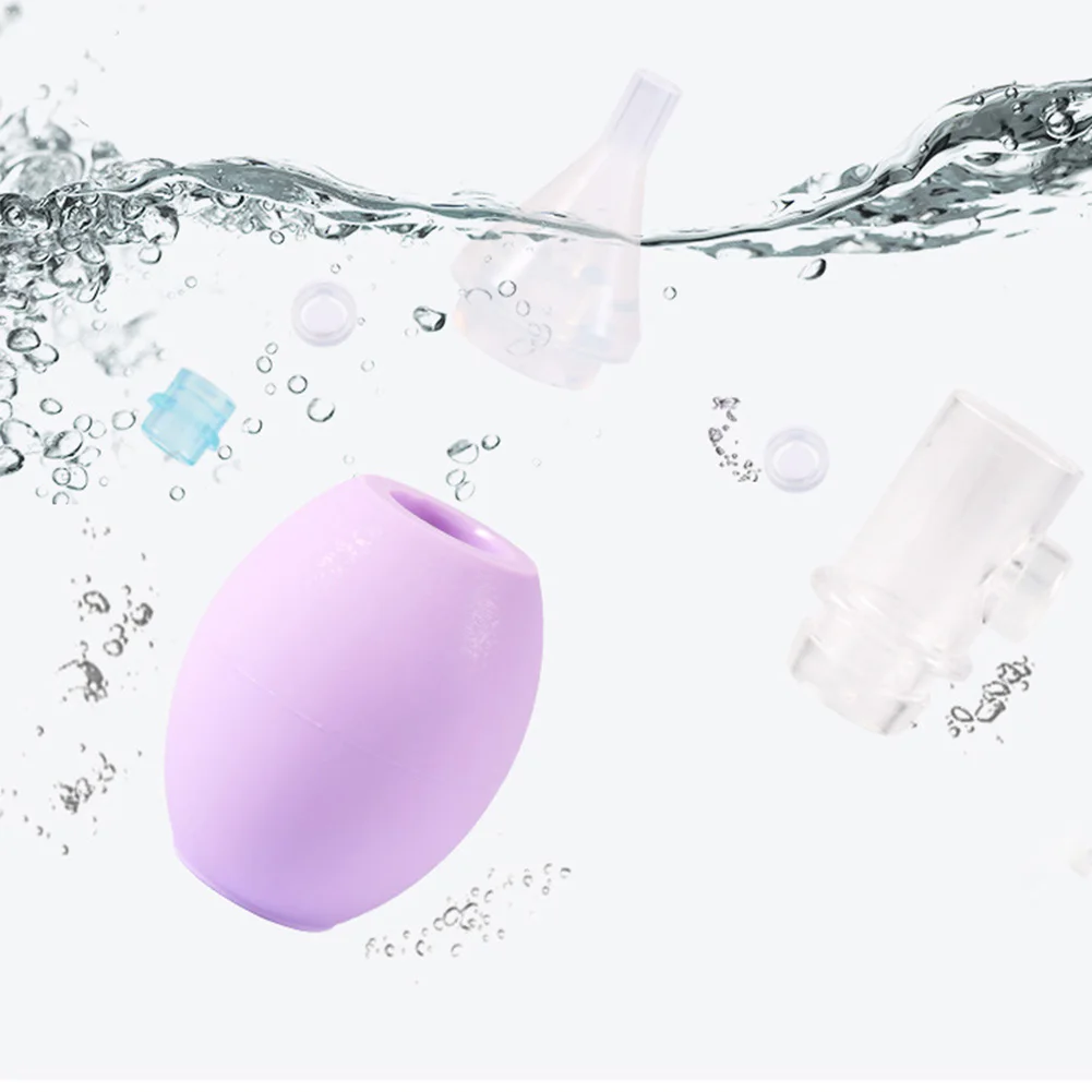 Household Nasal Aspirator Vacuum Sucker Infant Nose Cleaner For Baby Congestion Portable Pump Silicone Soft Tip Newborns