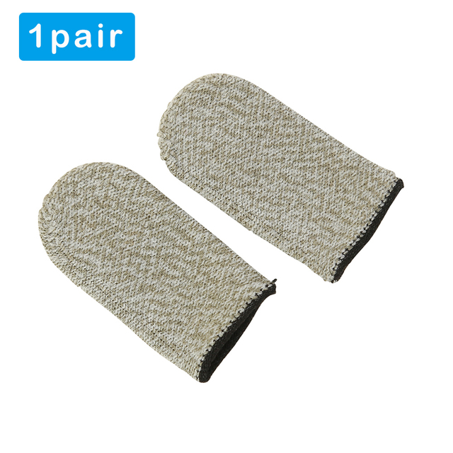 Game Controller Finger Cover Proof Non-Scratch Sensitive Touch Screen Gaming Finger Thumb Sleeve Gloves for PUBG game