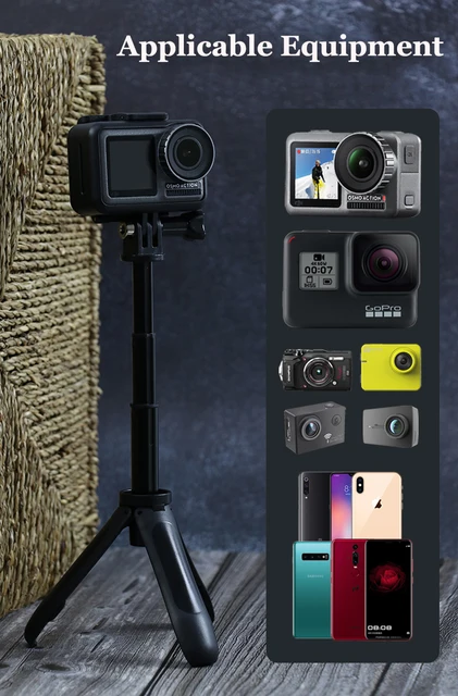 Pack GoPro Shorty Mini-perche extensible et Trépied - Accessoires pour  caméra sport