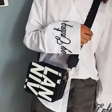 Сумка через плечо с буквенным принтом, женская модная кожаная маленькая сумка на плечо, лоскутные цветные сумки-мессенджеры, сумки для телефона, сумки для монет#20