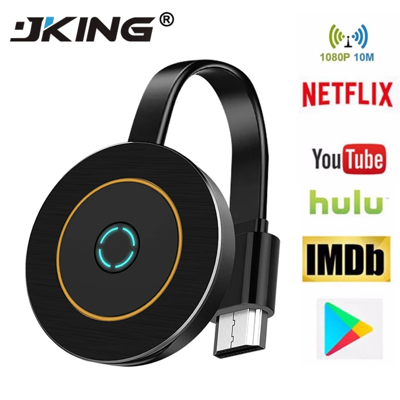 JKING Новый G10 tv Stick 2 4 ГГц видео WiFi дисплей HD экран зеркальное ТВ Беспроводной
