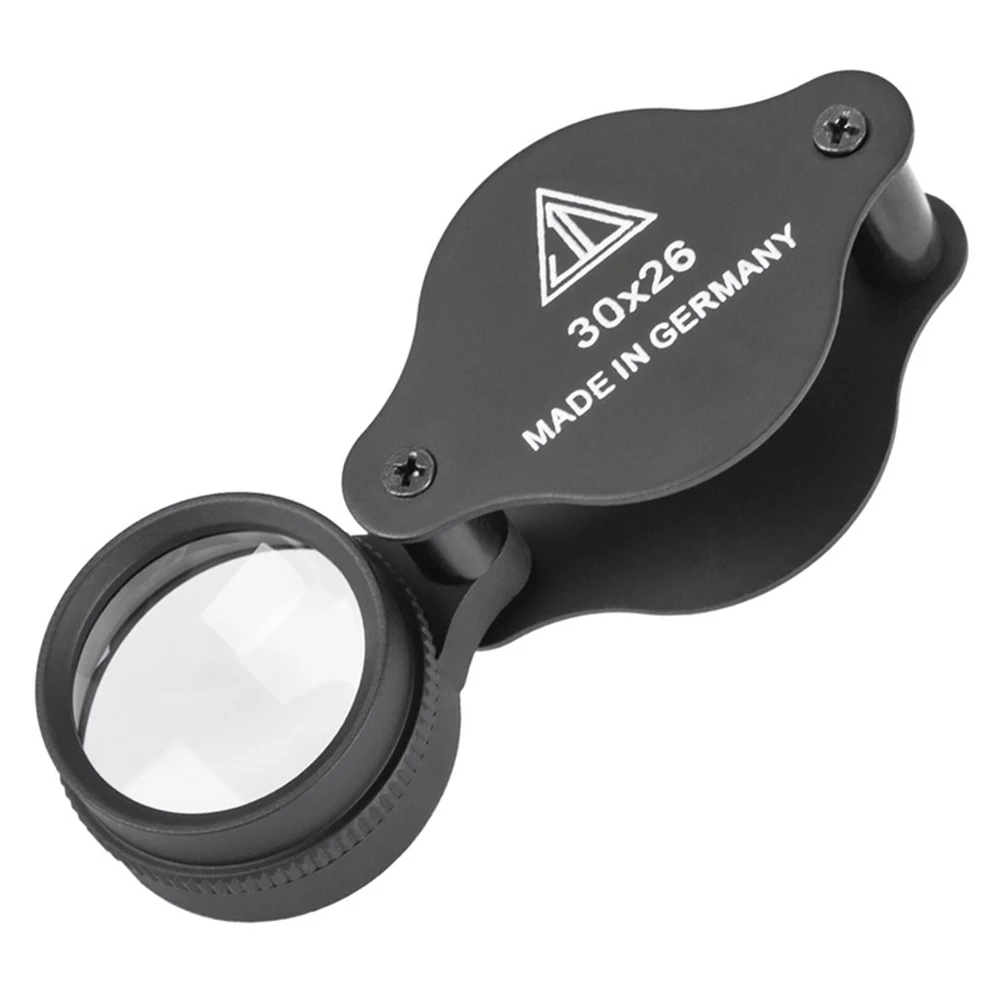 30X Magnifying Glass With Professional LED Light Double Llayer Optical Glasses  Lens Handheld Loupe Magnifier For Jewellery lupa - AliExpress