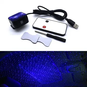 

K5 Car Interior Modification Atmosphere Light Car Ceiling Decoration Led With Rotating Star Car Projection Lamp Dropshipping