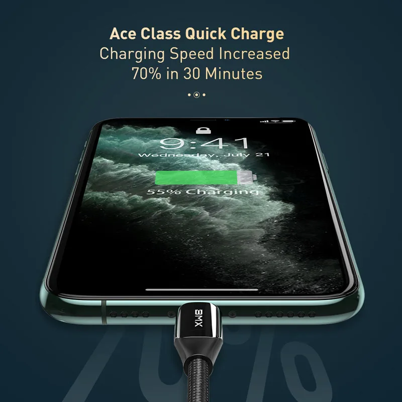 Baseus MFi USB C к Lightning Кабель для iPhone 11 Pro XS Max X 8 18 Вт PD быстрое зарядное устройство кабель для передачи данных для Macbook iPad Pro USB C шнур