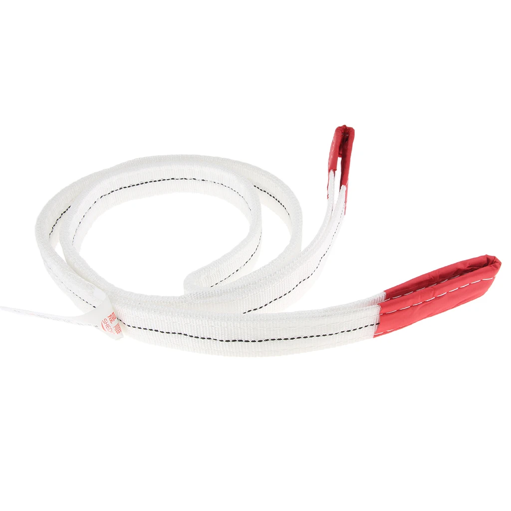 2m Car Tow Cable Towing Pull Strap Rope With Hooks 1 Ton Load