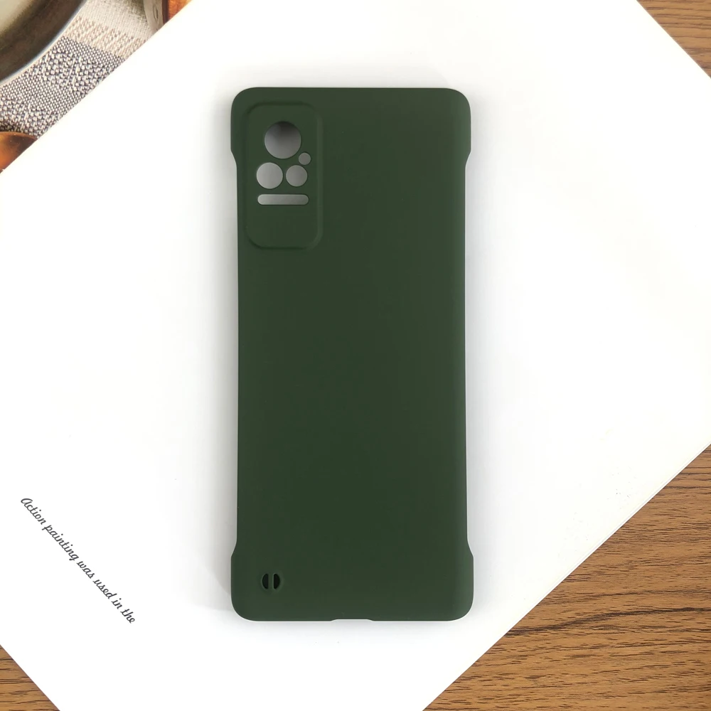 Rahmenloses, mattes Gehäuse in Bonbonfarbe für Xiaomi Civi 5G, schlanke, harte PC-Stoßstangenabdeckung_voghion.com