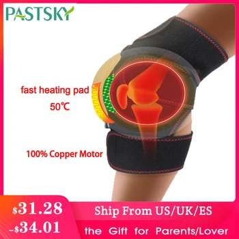 

1pair Electric Infrared Heating Massage Knee Brace Pads EU/US Plug Osteoarthritis Arthritis Knee Joint Pain Relief Hot Therapy