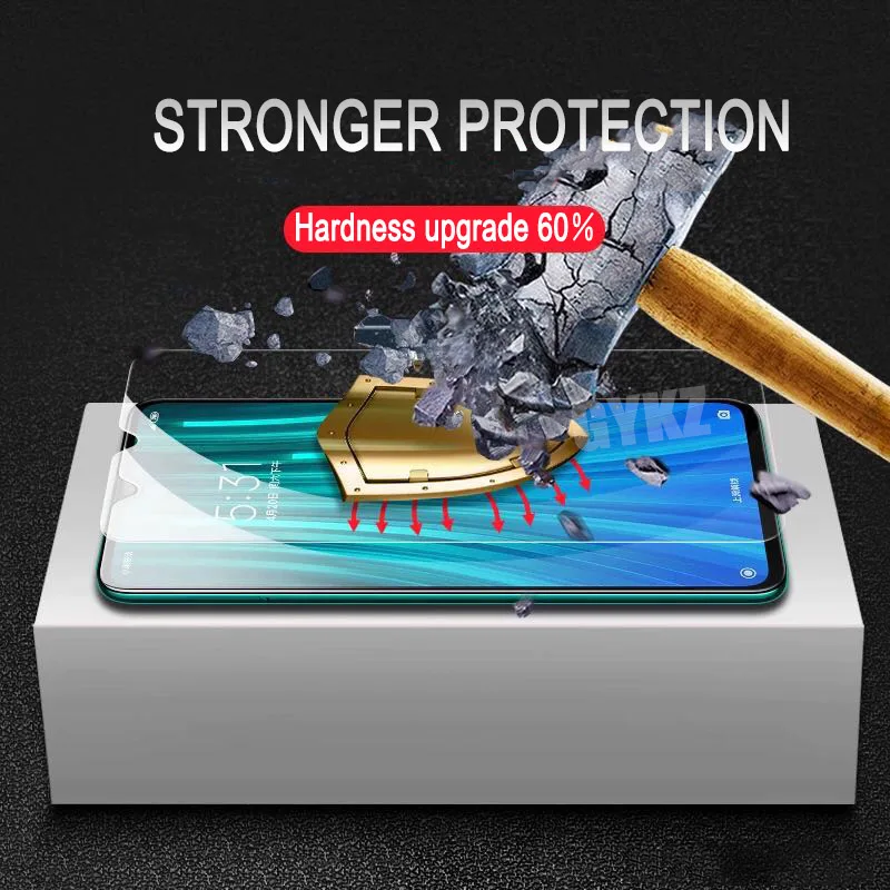 2 шт закаленное стекло для Xiaomi Redmi Note 8 Pro защита экрана взрывозащищенное Закаленное стекло для Redmi Note 8 PRO стеклянная пленка