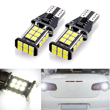 

2X Canbus T15 W16W 912 921 LED Bulb 3030 24SMD Super Bright Car Back Up Reverse Lights White For Volkswagen Passat B7