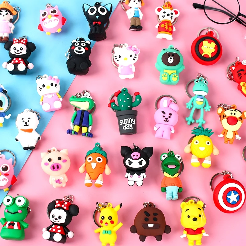 

Doll Keychain Toys Cute Cartoon Key Chain Bags Chain Key ring Women Jewelry Accessories Korean Fans Gifts Bag Pendant