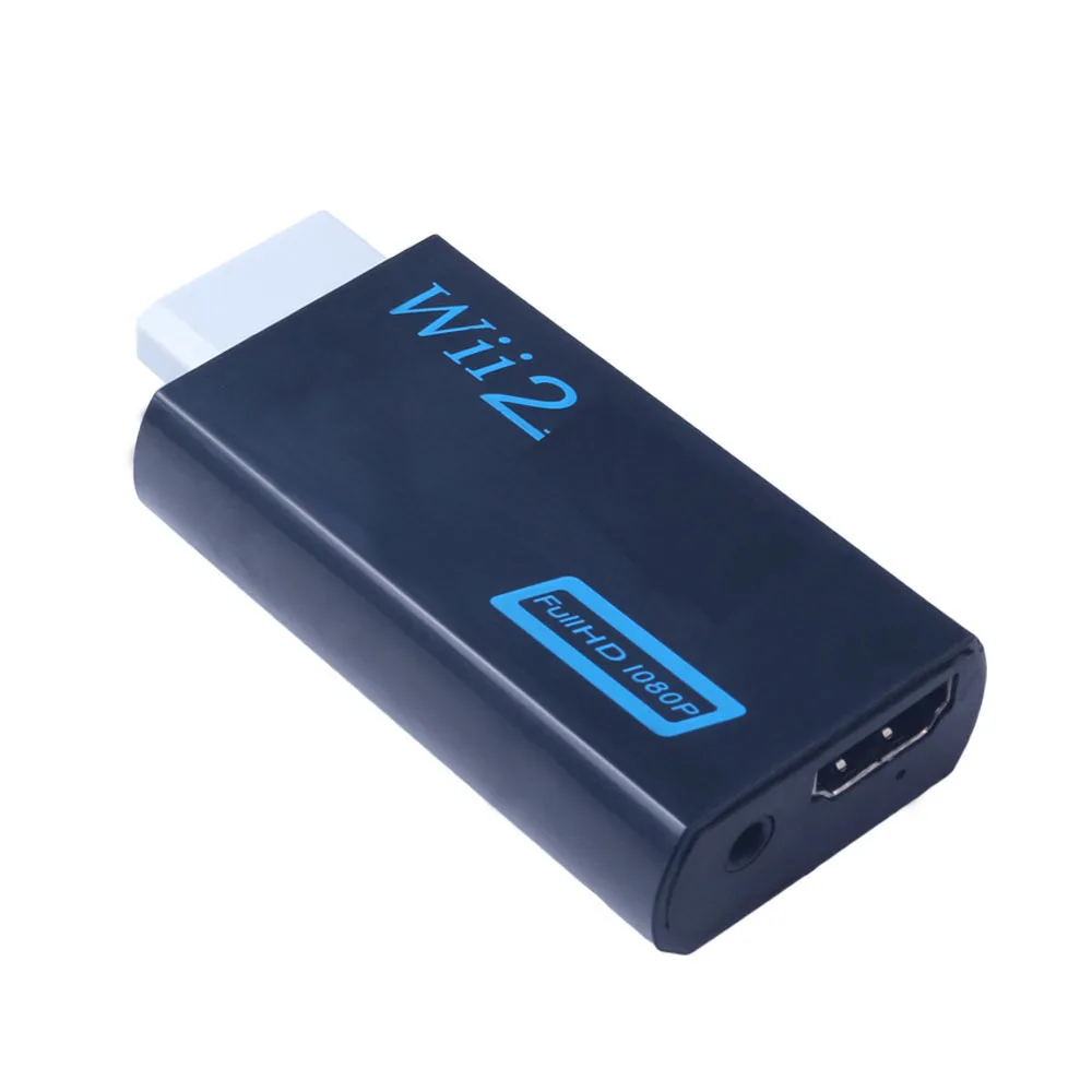 1080P для Wii-совместимый преобразователь Full HD 720P 3 5 мм аудио Wii адаптер TV PC монитор
