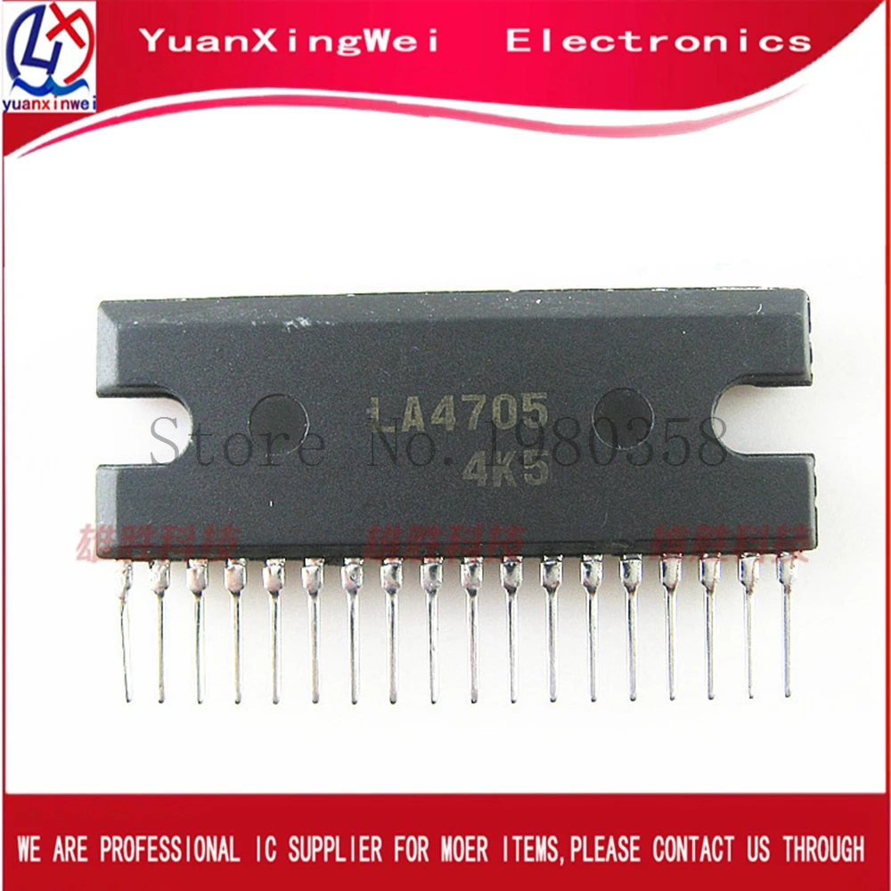 Free shipping 5pcs/lot 100% new LA4705N LA4705 4705N | Электроника