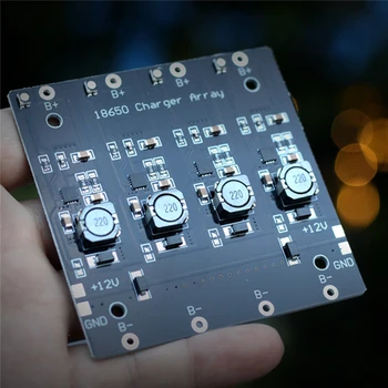 

18650 Battery Charging Array for 3.7-4.2V Lithium Battery Accessories High Current 12V Charging Module PCB Circuit Board Set