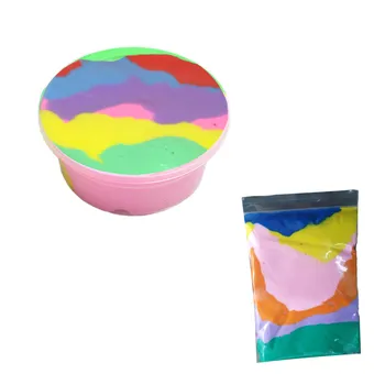 

Beautiful Color Mixing Cloud Slime Putty Scented Stress Kids Clay Toy Funny Toys For Baby LS 1203