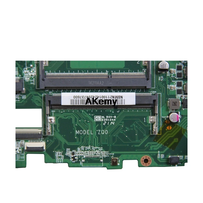 Для acer V3-472 E5-471 E5-471G V3-472P Материнская плата ноутбука DA0ZQ0MB6E0 с i5-4510U/4500U бортовой полностью тестирование работы идеально подходит