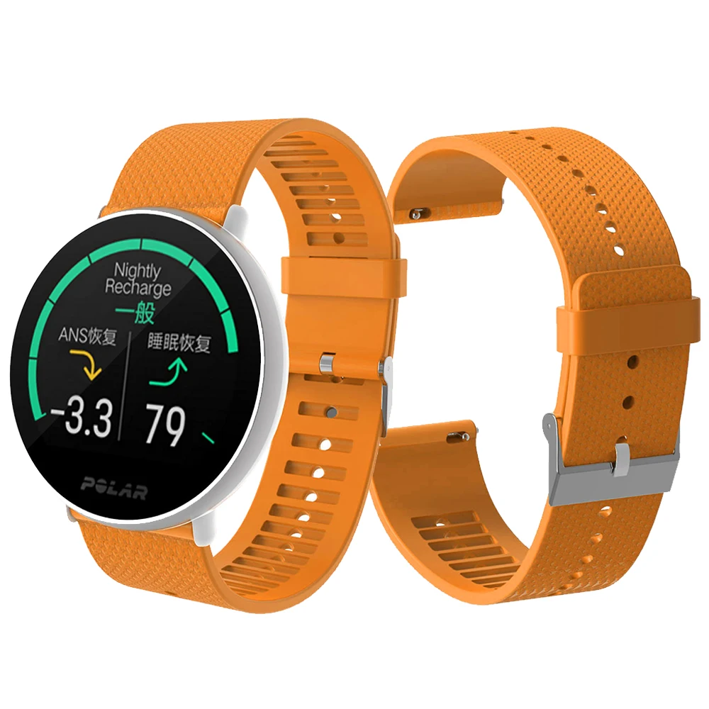 

20mm Wrist Strap For POLAR IGNITE Smart Watch Replaceable silicone Band Bracelet Watchbands