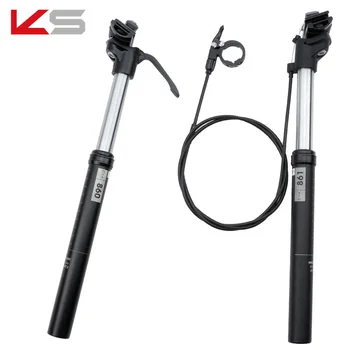 

KS Kindshock Mountain Bike Seatpost Road Bicycle Dropper Hydraulic Lifting Hand Remote Control Seat Post Tube 27.2 30.8 31.6mm