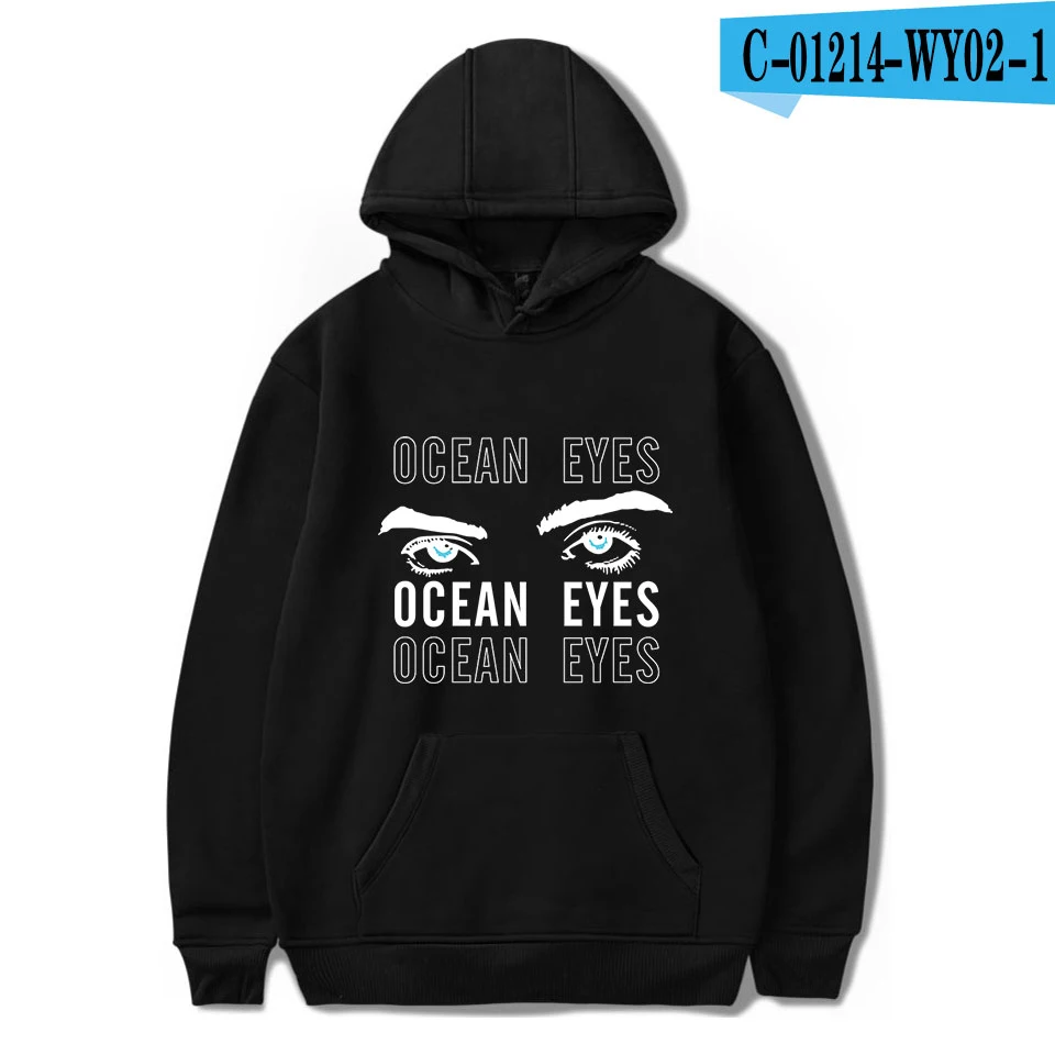 As picture Billie Eilish, женские, мужские Толстовки, Толстовки, Хит, худи для девочек, осень, Харадзюку, хип-хоп, модные женские черные пуловеры с капюшоном - Цвет: As picture