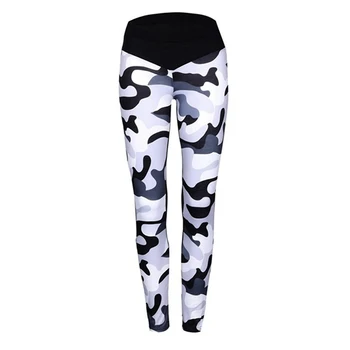 

Women Skinny Workout Pants Casual Spring Elastic Fitness Leggings Summer Female Sporter Skinny Camouflage Slim Leggings
